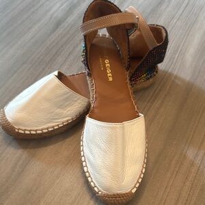 Kurt Geiger Women's White Espadrille Sandals